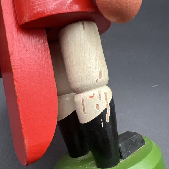 VTG Erzgebirge Nutcracker 9.25" Soldier Christmas Holiday Decor Germany 1977 - Picture 6 of 15